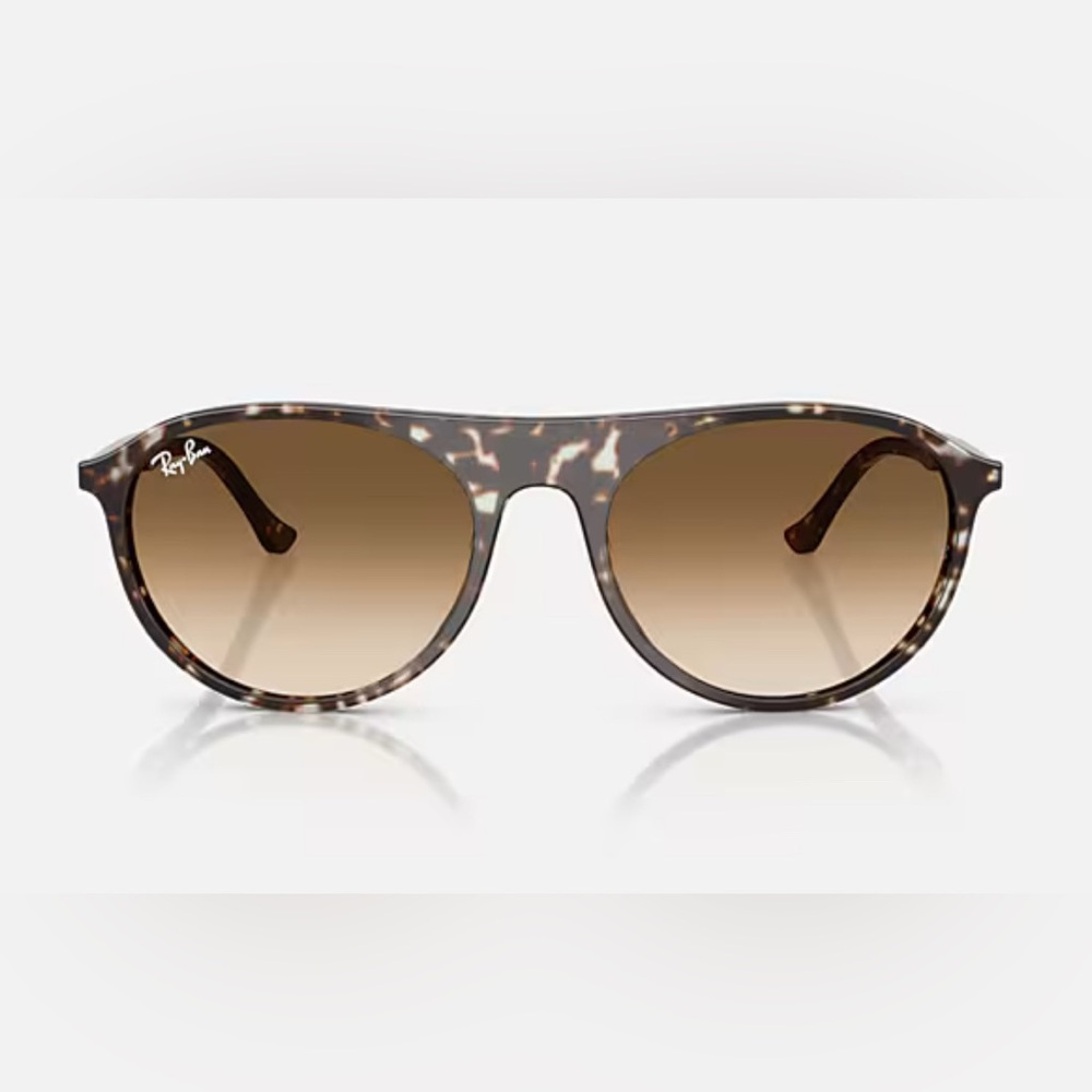 New Ray-Ban Sunglasses Aviator Havana RB2215 with Case - Picture 3 of 9